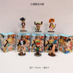 6PCS/SET 5-9CM One Piece Cartoon Blind Box Anime PVC Figure Toy