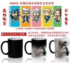 2 Styles Beelzebub Cartoon Pattern Ceramic Cup Anime Changing Color Ceramic Mug