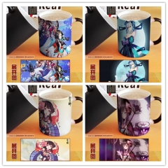 4 Styles Onmyoji/The Yin Yang Master Cartoon Pattern Ceramic Cup Anime Changing Color Ceramic Mug