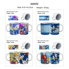 7 Styles 400ML Sonic the Hedgehog Cartoon Cup Anime Ceramic Mug
