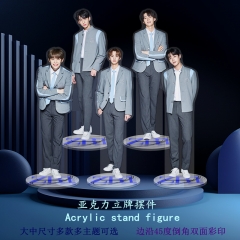19 Styles K-POP TXT TOMORROW X TOGETHER Acrylic Anime Standing Plate