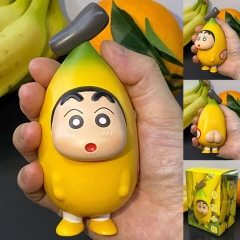 12CM Crayon Shin-chan Cos Banana Anime PVC Figure Toy