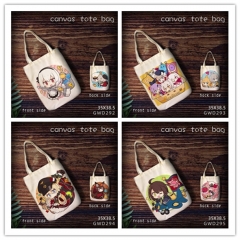 4 Styles Azur Lane Cat Canvas Anime Shopping Bag