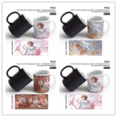 3 Styles Card Captor Sakura Cartoon Pattern Ceramic Cup Anime Changing Color Ceramic Mug