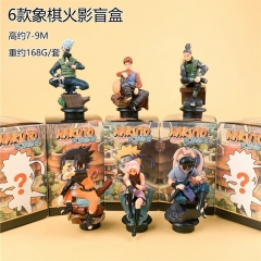 6PCS/SET 7-9CM Naruto Cartoon Blind Box Anime PVC Figure Toy