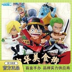 8PCS/SET Original One Piece Cartoon Game Blind Box Anime PVC Figure