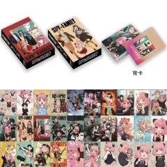 5.4*8.5CM 30PCS/SET SPY X FAMILY Anime Paper Lomo Card