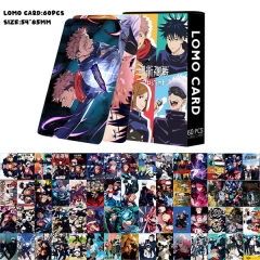 5.4*8.5CM 60PCS/SET Jujutsu Kaisen Anime Paper Lomo Card