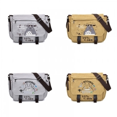 4 Styles My Neighbor Totoro Cartoon Canvas Shoulder Bag Anime Messenger Bag