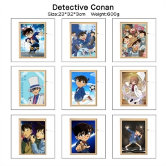 11 Styles 2 Sizes Detective Conan Mirror Light Photo Frame Picture Lamp Anime Nightlight