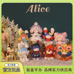 8pcs/set Original Alice in Wonderland Cartoon Game Blind Box Anime PVC Action Figure