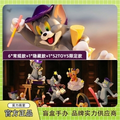 6pcs/set Original Tom and Jerry Cartoon Game Blind Box PVC Action Figure
