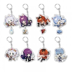 8 Styles Frieren: Beyond Journey's End Anime Acrylic Keychain