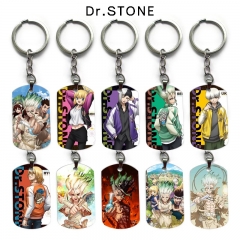10 Styles Dr.STONE Cartoon Character Decoration Anime Alloy keychain