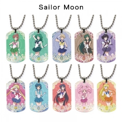 18 Styles Pretty Soldier Sailor Moon Cartoon Character Decoration Anime Alloy Necklaces