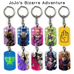 15 Styles JoJo's Bizarre Adventure Cartoon Character Decoration Anime Alloy keychain
