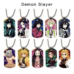 13 Styles Demon Slayer: Kimetsu no Yaiba Cartoon Character Decoration Anime Alloy Necklaces
