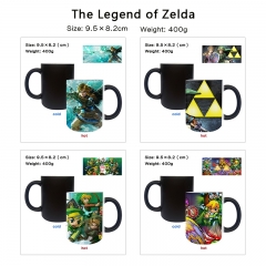 7 Styles The Legend Of Zelda Cartoon Pattern Ceramic Cup Anime Changing Color Ceramic Mug