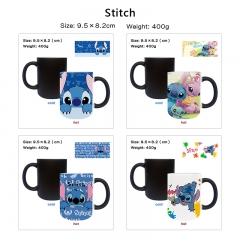 7 Styles Lilo & Stitch Cartoon Pattern Ceramic Cup Anime Changing Color Ceramic Mug