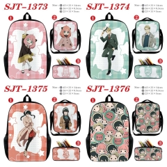 4 Styles SPY×FAMILY Cartoon Anime Backpack Bag+Lunch Bag+Pencil Bag