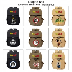 15 Styles Dragon Ball Z Cosplay Cartoon Canvas Students Backpack Anime Bag