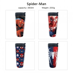 7 Styles 350ML Spider Man Cartoon Pattern Mug Anime Plastic Water Cup