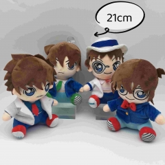 4PCS/SET 21CM Detective Conan Anime Plush Toys