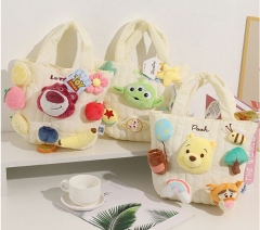 6 Styles (  29X21X8cm) Toy Story Winnie the Pooh Anime Paper Bag