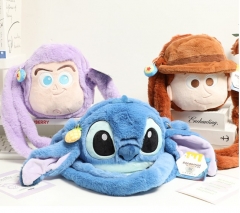 6 Styles18*4*17cm Disney Lilo & Stitch Toy Story Buzz Lightyear Anime Plush Bag