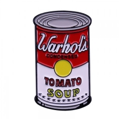 Campbell's Soup Cans Anime Alloy Pin Brooch