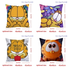2 Sizes 7 Styles Garfield Cartoon Square Anime Pillow Case