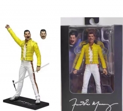 Queen Bank Vocal Freddie Mercury PVC Anime Action Figure Toy