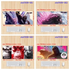 5 Styles King Kong vs. Godzilla Cartoon Anime Mouse Pad