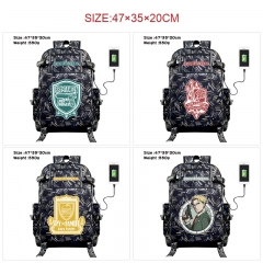 7 Styles SPY×FAMILY Anime Cosplay Cartoon Canvas Colorful Backpack Bag With Data Line Connector