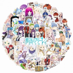 50PCS Frieren: Beyond Journey's End Anime Luggage Stickers Set