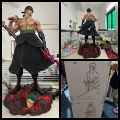 73CM One Piece Roronoa Zoro PVC Anime Figure Model Toy