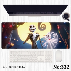 2 Styles 80*30*0.3CM The Nightmare Before Christmas  Cartoon Anime Mouse Pad