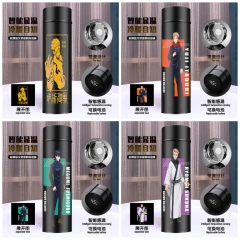 4 Styles With Electric Jujutsu Kaisen Temperature Intelligentize Displayer Anime Vacuum Cup