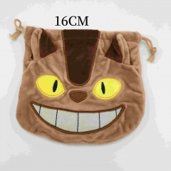 16CM My Neighbor Totoro Cartoon Anime Plush Drawstring Bag