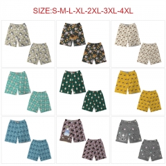 10 Styles（S-4XL）My Neighbor Totoro Anime 97% Polyester+3% Spandex Material Beach Pants
