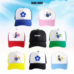 8 Styles Blue Lock Cartoon Anime Baseball Cap Hat