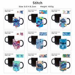 9 Styles Lilo & Stitch Cartoon Pattern Ceramic Cup Anime Changing Color Ceramic Mug