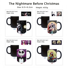 7 Styles The Nightmare Before Christmas Cartoon Pattern Ceramic Cup Anime Changing Color Ceramic Mug