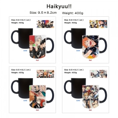 6 Styles Haikyuu Cartoon Pattern Ceramic Cup Anime Changing Color Ceramic Mug