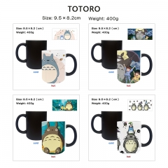 6 Styles My Neighbor Totoro Cartoon Pattern Ceramic Cup Anime Changing Color Ceramic Mug