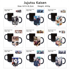 9 Styles Jujutsu Kaisen Cartoon Pattern Ceramic Cup Anime Changing Color Ceramic Mug
