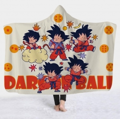 Dragon Ball Z Cartoon Bath Towel Anime Hooded Cloak