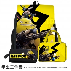 2 Styles Palworld Cartoon Anime Backpack+Shoulder Bag+Pencil Bag(set)