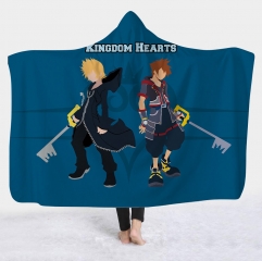 Kingdom Hearts Cartoon Bath Towel Anime Hooded Cloak