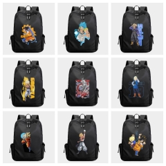 106 Styles Dragon Ball Z Cartoon Character Anime Backpack Bag